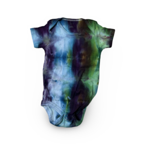 Tie Dye Onesie Blue Green Purple