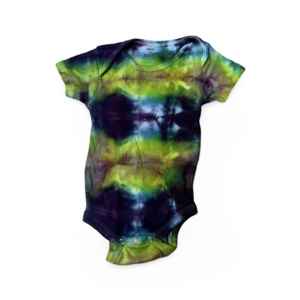 Infant Tie Dye Onesie Yellow Green